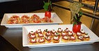 finger foods for a wedding reception at the Holiday Inn Phoenix Airport North.