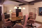 One of the executive meeting rooms at the Holiday Inn & Suites Phoenix Airport North.